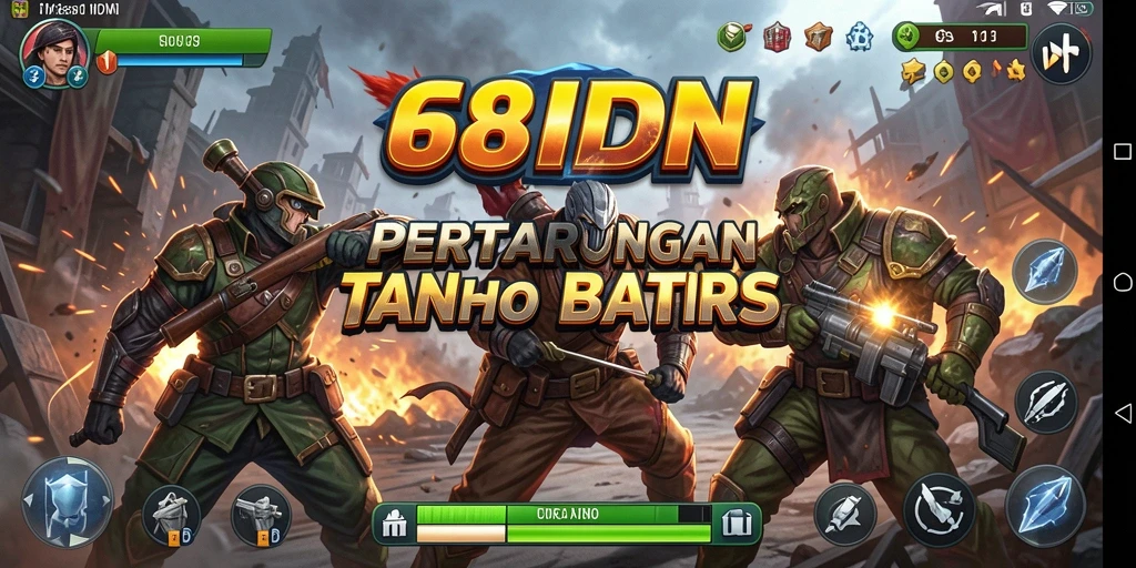 Tangkapan layar gameplay <strong>68IDN</strong> yang penuh aksi dan pertarungan seru.