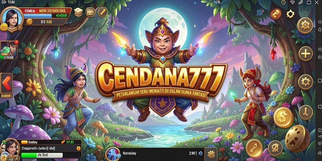 Menampilkan aksi epik dalam dunia petualangan CENDANA777.