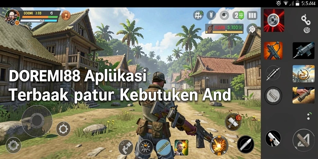 Screenshot utama DOREMI88 menampilkan antarmuka aplikasi Utility yang intuitif.