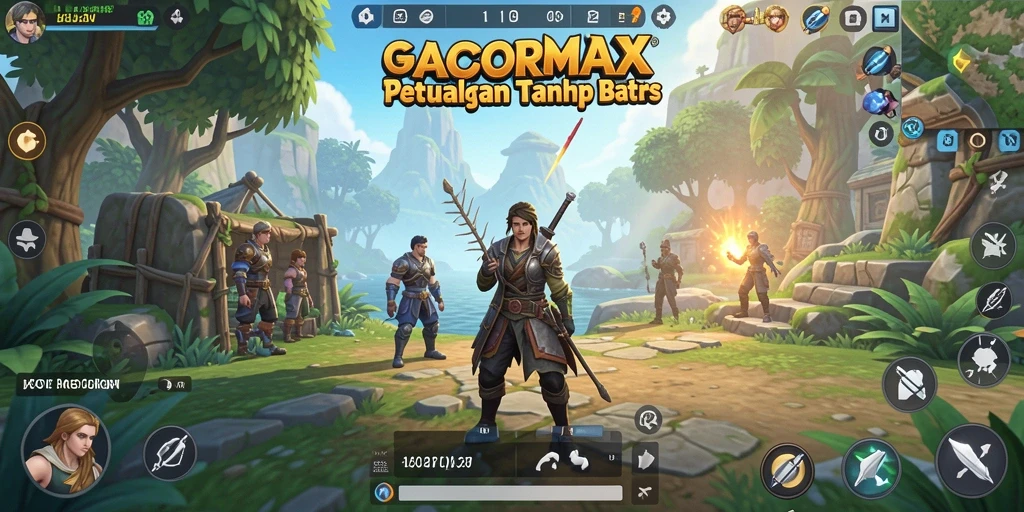 Screenshot GACORMAX menunjukkan gameplay mendalam dan dunia terbuka yang luas.