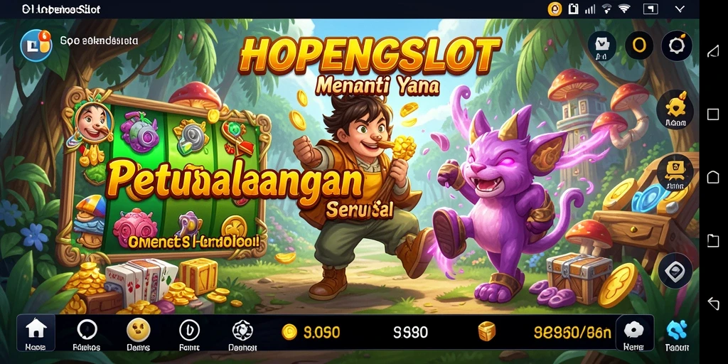 Tampilan gameplay yang menakjubkan dari HOPENGSLOT dengan berbagai petualangan.