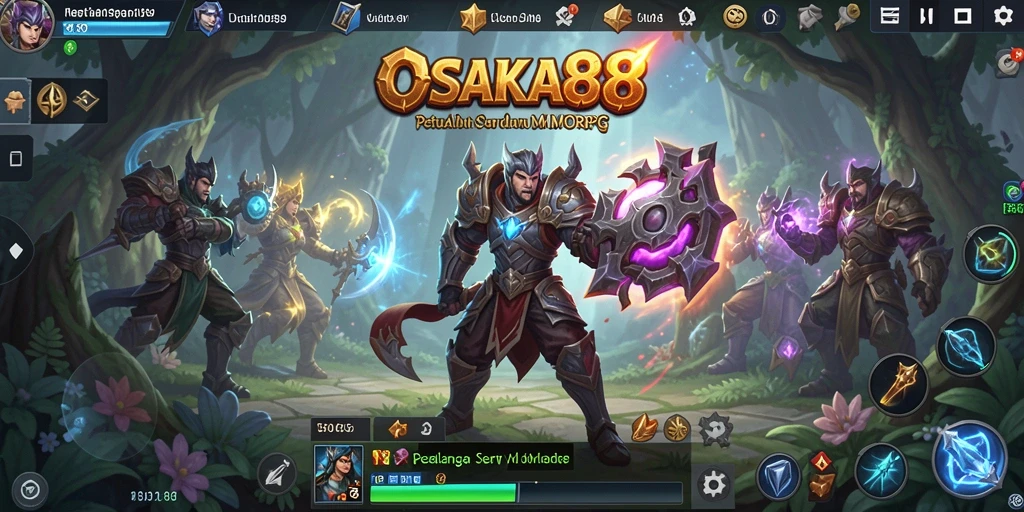 Tampilan gameplay OSAKA88 yang menarik dengan pertarungan epik.