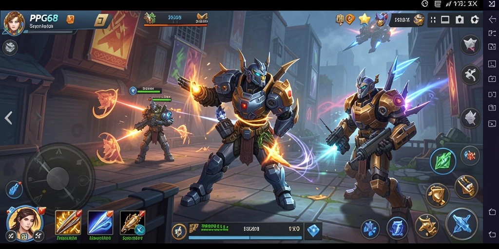 Tampilan gameplay PGG68 yang seru dan menegangkan.