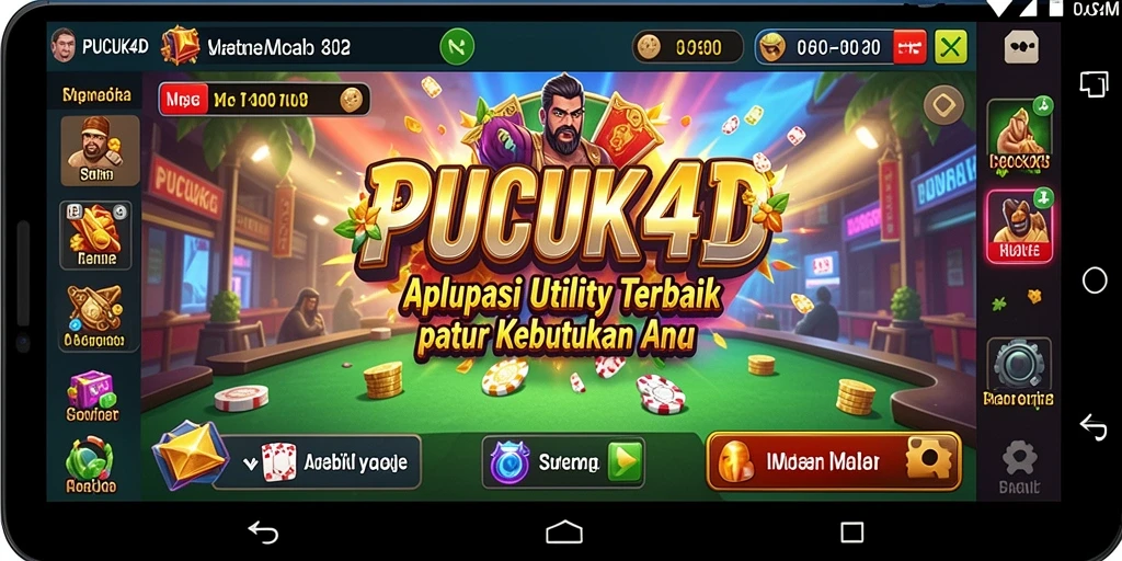 Tampilan antarmuka PUCUK4D yang ramah pengguna dan intuitif.