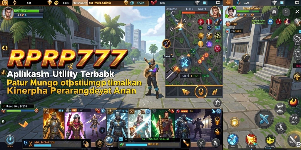 Screenshot utama RPRP777 menunjukkan antarmuka pengguna yang ramah dan fitur inovatif.