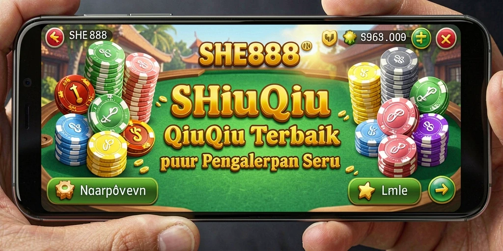 Screenshot gameplay SHE888 dengan kartu QiuQiu yang menarik.