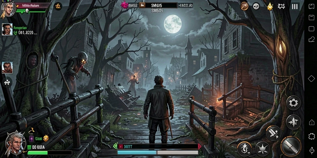 Gameplay SM605 yang menyeramkan dan penuh ketegangan.