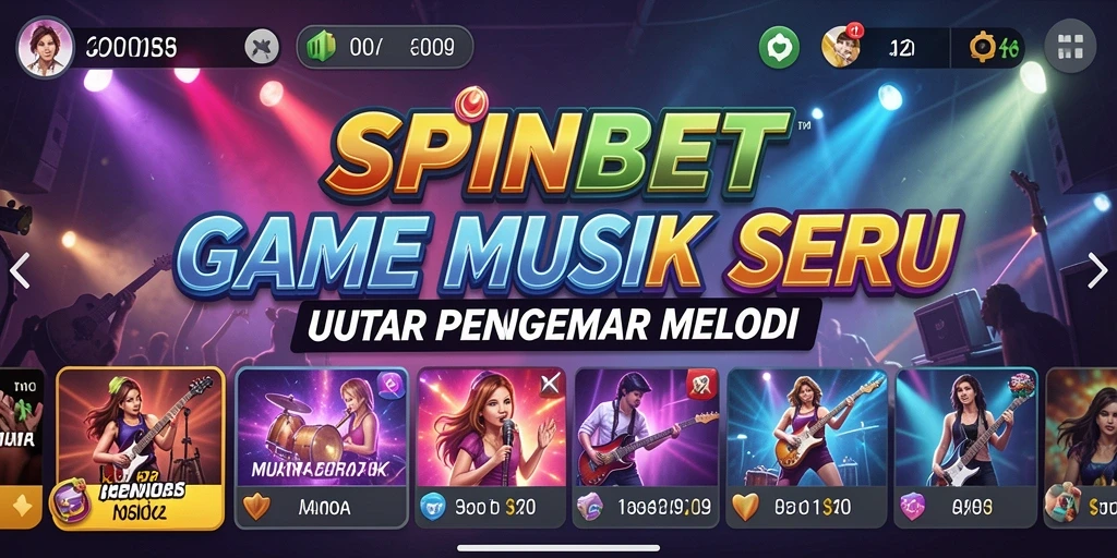 Tampilan gameplay SPINBET yang menarik dan penuh warna.